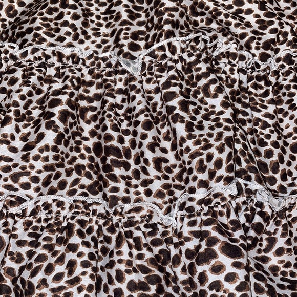 XS Flowy Cheetah Print Skirt - Picture 3 of 5